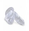 King Cock anal dildo - 5'' Cock with Balls sztuczny penis (przezroczyste)  King Cock anal dildo - 5'' Cock with Balls sztuczny penis (przezroczyste)